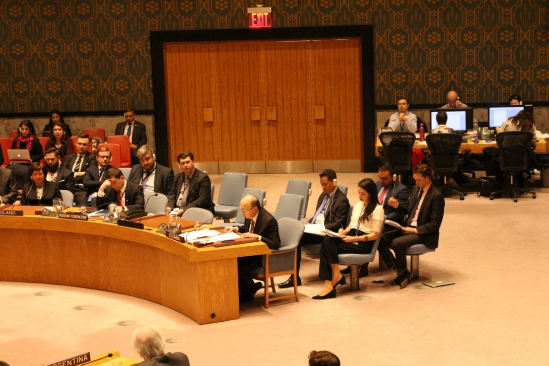 El Embajador Guillermo Fernández de Soto instó a los miembros del Consejo de Seguridad de la ONU a buscar el camino de la libertad y la democracia para los venezolanos y rechaza enfáticamente las afirmaciones del Señor Jorge Arreaza