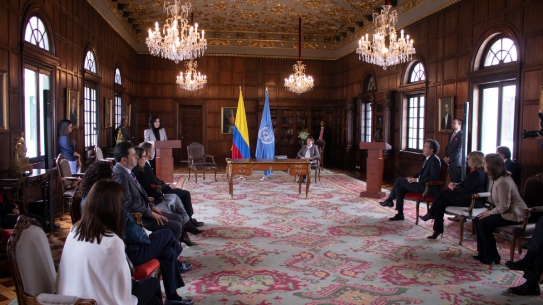  Gobierno de Colombia y Naciones Unidas firmaron el Marco de Cooperación para el Desarrollo Sostenible 2020-2023 