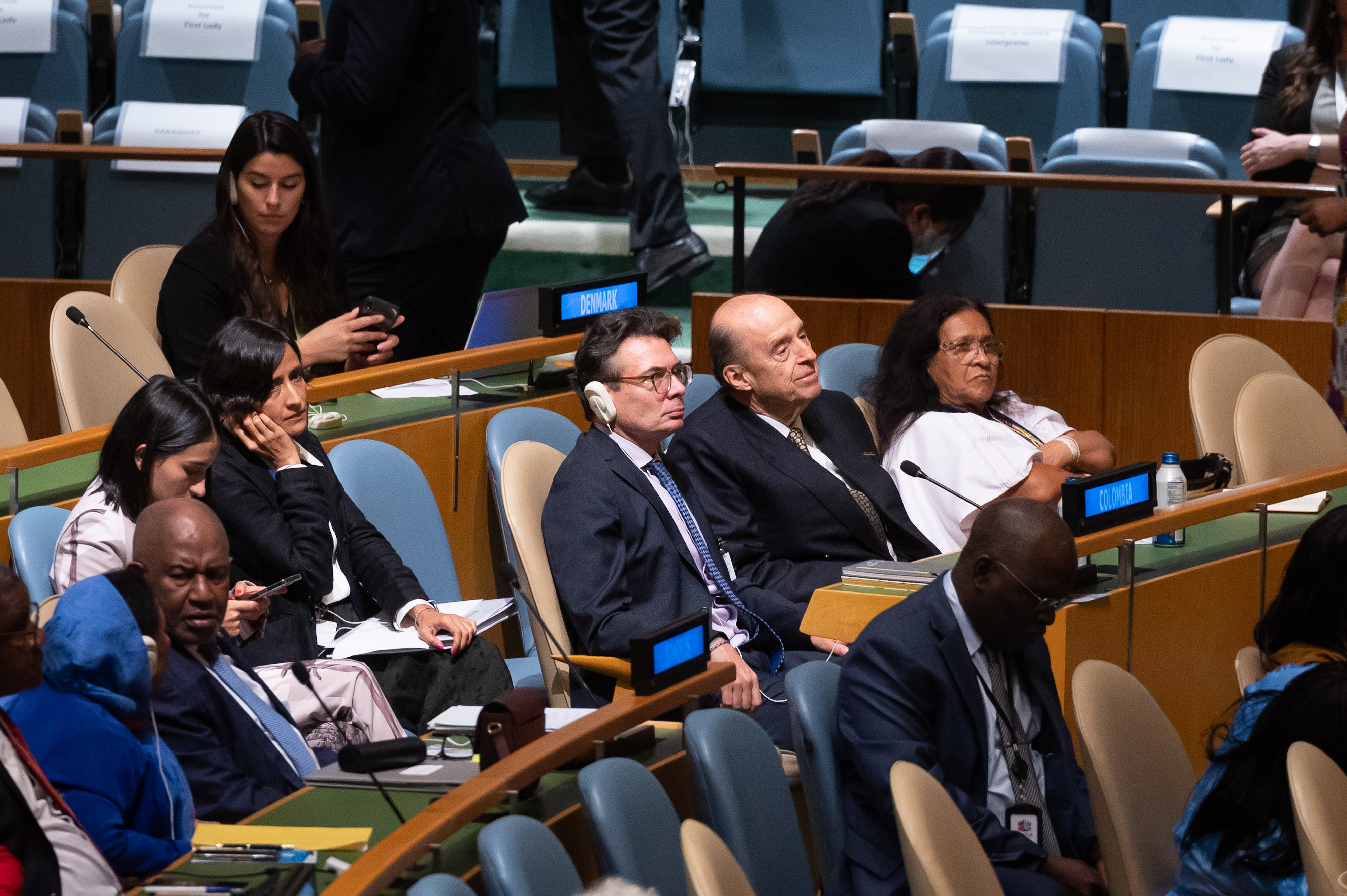 Ministro de Relaciones Exteriores y Paz, Álvaro Leyva Durán, acompañó al Presidente Gustavo Petro durante su intervención en la 77° Asamblea General de las Naciones Unidas.