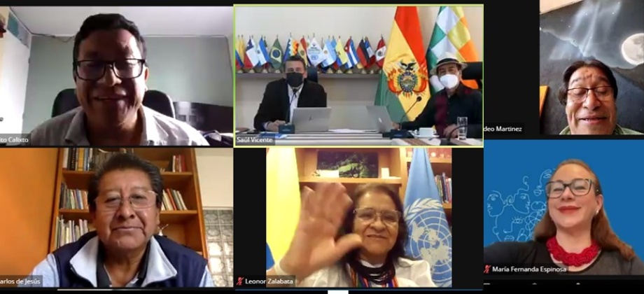 Embajadora Leonor Zalabata participa en el Diálogo “El Agua desde la Cosmovisión de los Pueblos Indígenas”