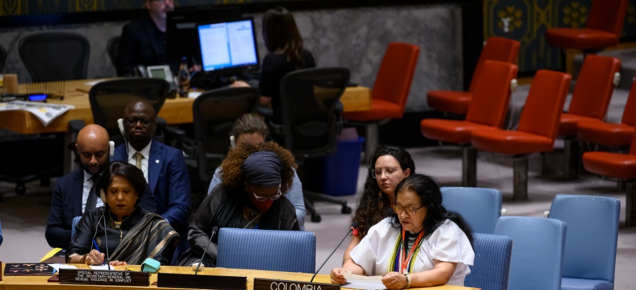 Colombia participa en el debate abierto del Consejo de Seguridad sobre Violencia Sexual en los Conflictos