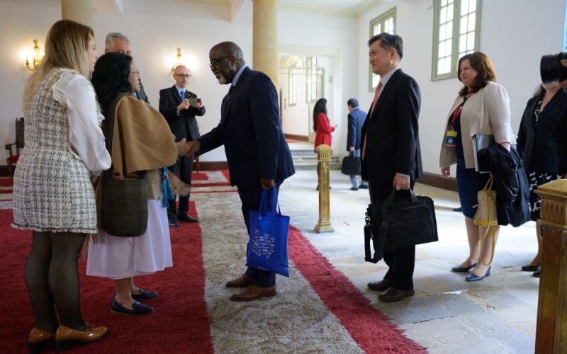 Con encuentro de alto nivel con las entidades de gobierno a cargo del Acuerdo de Paz, inicia en la Cancillería, la visita del Consejo de Seguridad de la ONU a Colombia