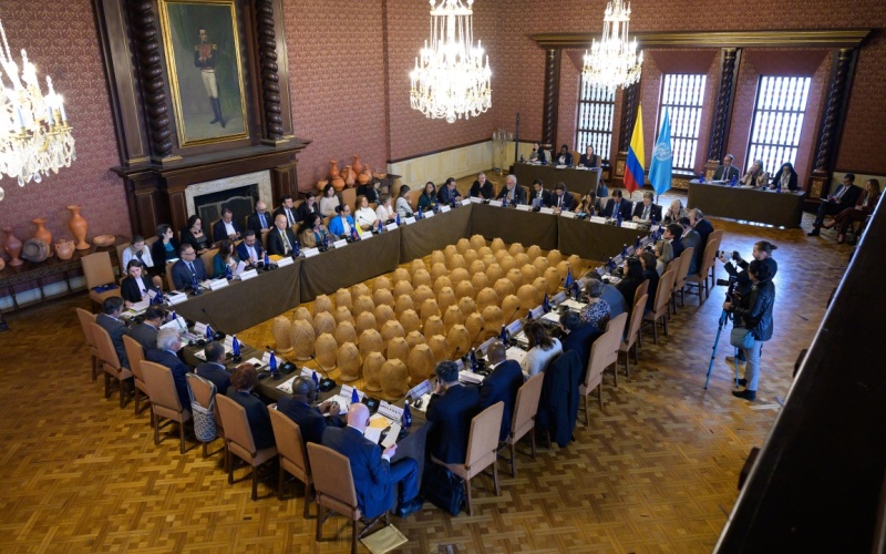 Con encuentro de alto nivel con las entidades de gobierno a cargo del Acuerdo de Paz, inicia en la Cancillería, la visita del Consejo de Seguridad de la ONU a Colombia