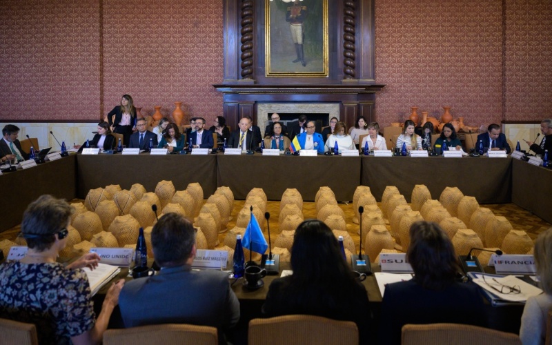 Con encuentro de alto nivel con las entidades de gobierno a cargo del Acuerdo de Paz, inicia en la Cancillería, la visita del Consejo de Seguridad de la ONU a Colombia