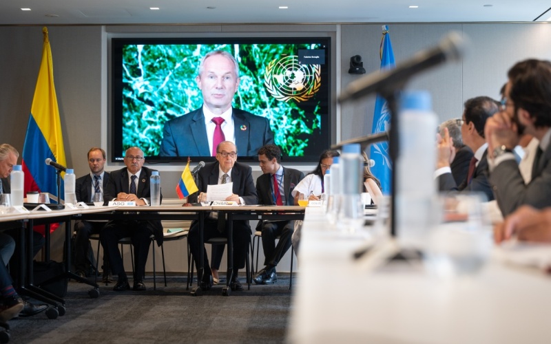 Canciller colombiano presidió la Reunión Ministerial para lograr la sostenibilidad, recuperación y el fomento del desarrollo sostenible del Grupo de Países de Renta Media