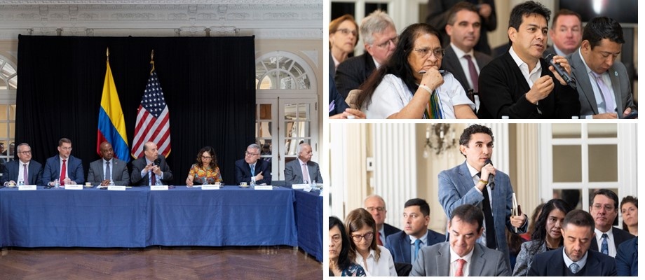 Canciller Álvaro Leyva inicia el diálogo con la sociedad civil, que por primera vez se realiza en el marco del encuentro de alto nivel entre Colombia y Estados Unidos Canciller Álvaro Leyva inicia el diálogo con la sociedad civil, que por primera vez se realiza en el marco del encuentro de alto nivel entre Colombia y Estados Unidos
