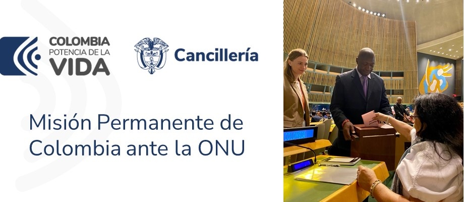 Colombia participa en la elección de los Miembros del Consejo Económico y Social de las Naciones Unidas 