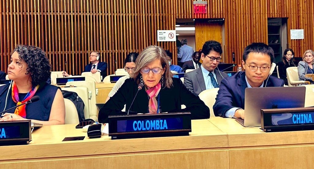 Colombia participa en el diálogo de alto nivel entre los Estados miembros y el Secretario General en el marco del segmento de actividades operacionales del ECOSOC Colombia participa en el diálogo de alto nivel entre los Estados miembros y el Secretario General en el marco del segmento de actividades operacionales del ECOSOC