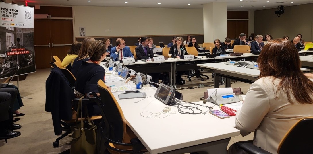 En el marco de la semana de protección de civiles de las Naciones Unidas, Colombia coorganiza evento paralelo sobre violencia sexual y de género en el marco de los conflictos armados En el marco de la semana de protección de civiles de las Naciones Unidas, Colombia coorganiza evento paralelo sobre violencia sexual y de género en el marco de los conflictos armados