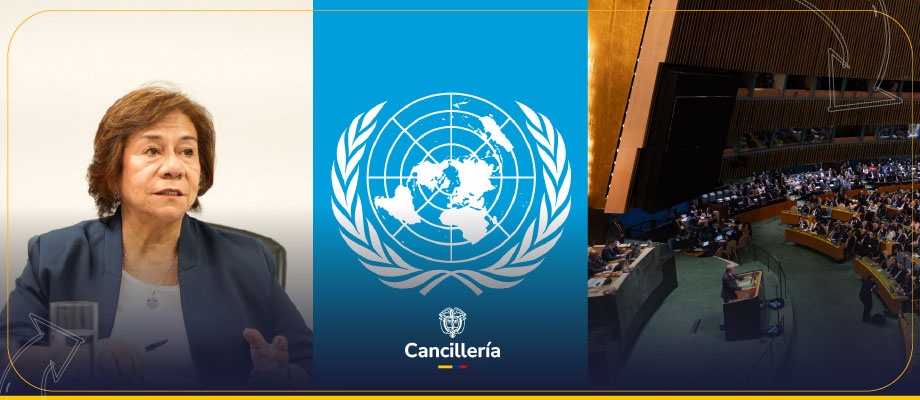 Canciller (e) participará de la Conferencia Internacional de Alto Nivel de las Naciones Unidas sobre "La solución pacífica de la cuestión de Palestina y la aplicación de la solución de dos Estados"