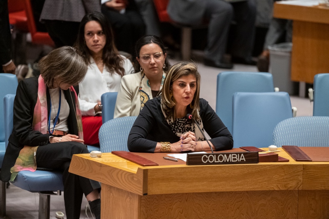 En Naciones Unidas, Colombia destacó la relevancia de la agenda de Mujer, Paz y Seguridad y la necesidad de incorporar el enfoque interseccional y de diversidad