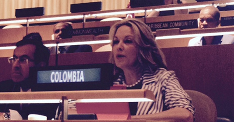 Intervención de la Embajadora María Emma Mejía, Representante Permanente de Colombia ante las Naciones Unidas, en la Adopción de la Agenda de Acción de Adís Abeba Intervención de la Embajadora María Emma Mejía, Representante Permanente de Colombia ante las Naciones Unidas, en la Adopción de la Agenda de Acción de Adís Abeba