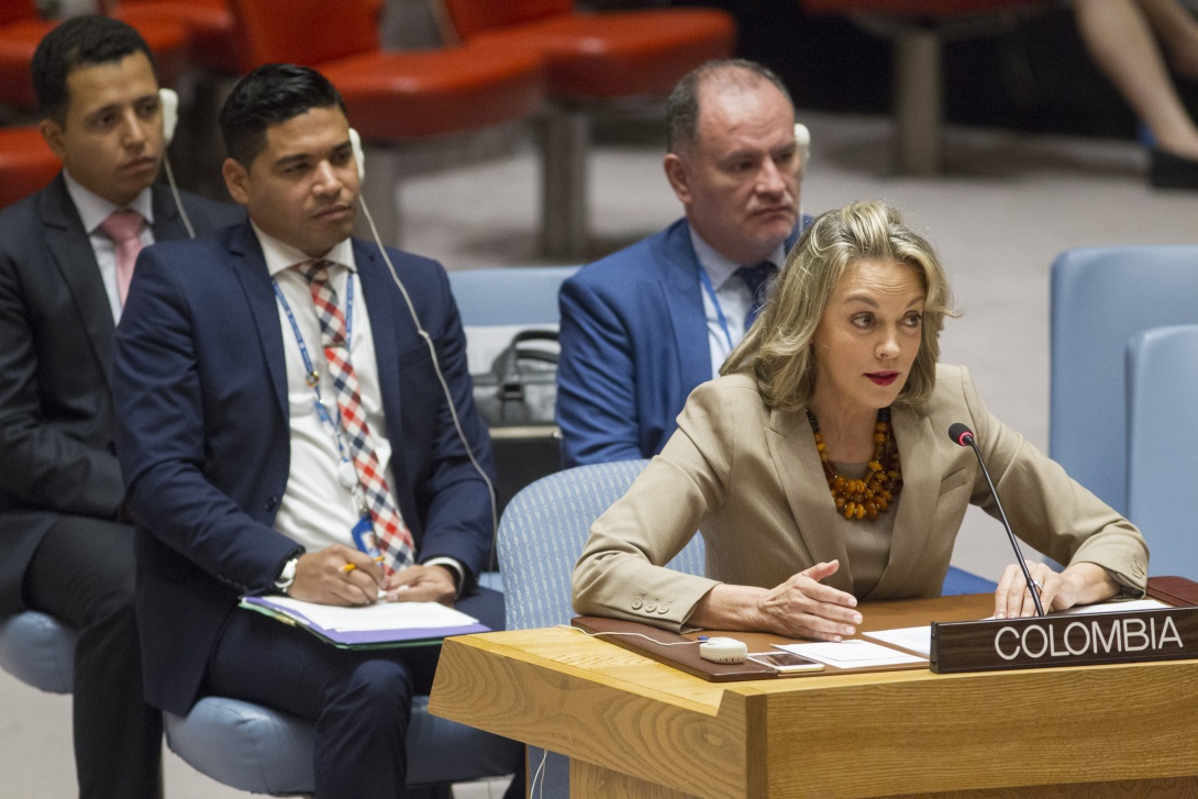 Embajadora María Emma Mejía preside comisión que aborda asuntos de derechos humanos y desarrollo social en la ONU Misión Permanente de Colombia ante las Naciones Unidas en Nueva York