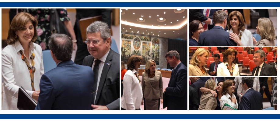 Representantes del Consejo Seguridad de la ONU celebraron la aprobación por unanimidad de resolución 2366 Representantes del Consejo Seguridad de la ONU celebraron la aprobación por unanimidad de resolución 2366