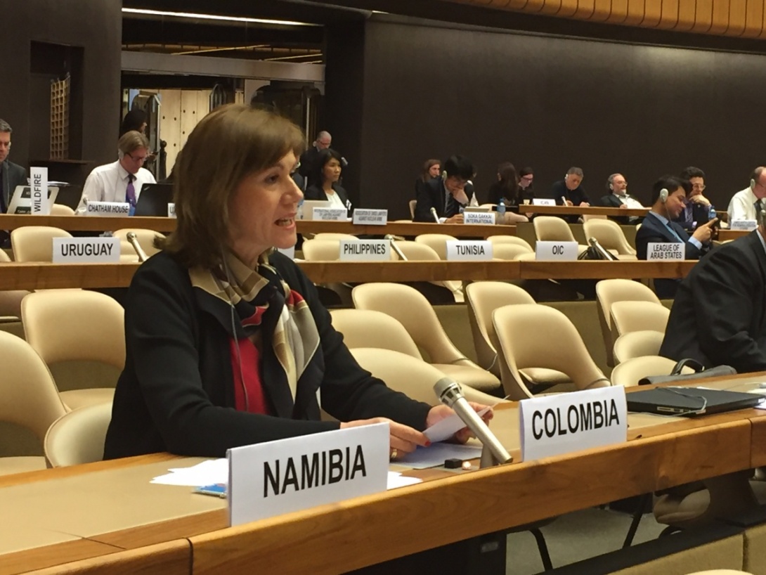 Colombia se pronuncia en favor de la prohibición y eliminación de las armas nucleares Misión Permanente de Colombia en Naciones Unidas con sede en Ginebra