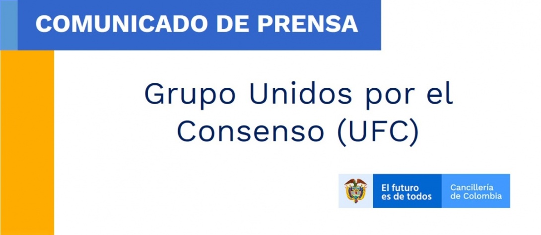 Comunicado del Grupo Unidos por el Consenso (UFC)