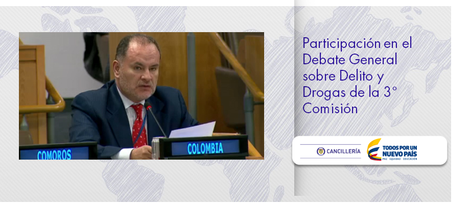 Colombia, 2014 Delito y drogas, Naciones Unidas