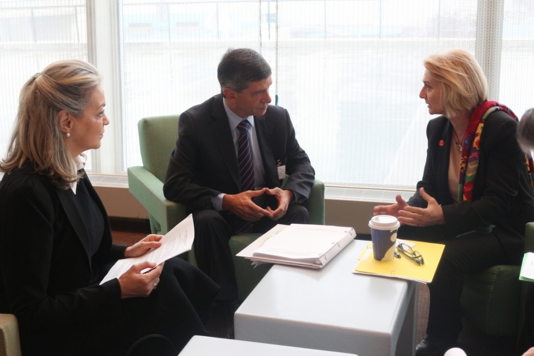 Ministro para el Posconflicto discute avances del desminado humanitario con la Directora del Servicio de Actividades Relativas a la Minas de Naciones Unidas Misión Permanente ante las Naciones Unidas con sede en Nueva York
