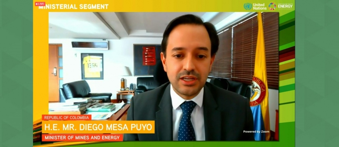 Colombia presenta su estrategia de transición hacia energías renovables durante el Foro Temático Ministerial sobre Energía