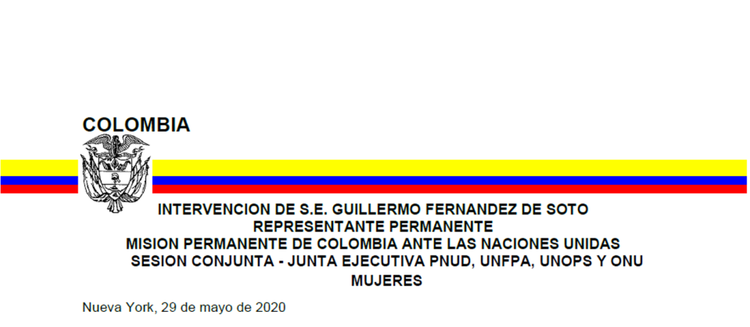 Sesión Conjunta - Junta Ejecutiva PNUD, UNFPA, UNOPS y ONU Mujeres