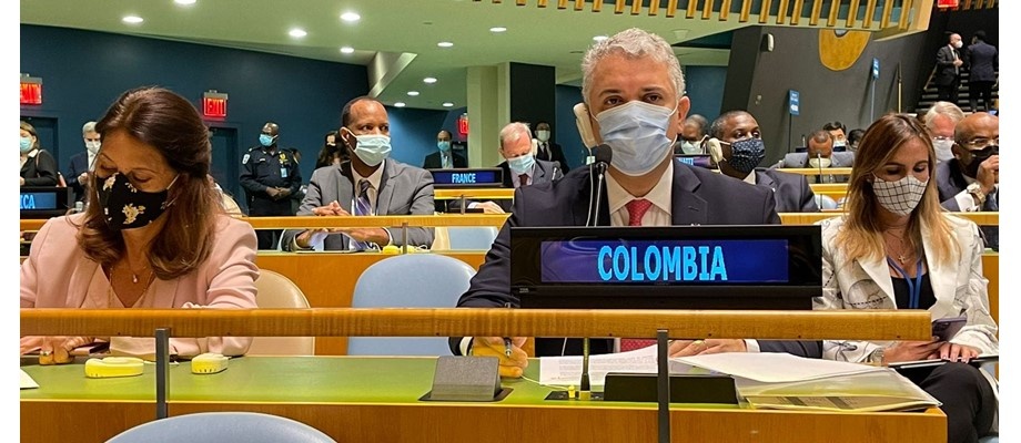 Ante la ONU, Duque convoca al mundo a avanzar con equidad en la distribución de las vacunas contra el covid-19 Ante la ONU, Duque convoca al mundo a avanzar con equidad en la distribución de las vacunas contra el covid