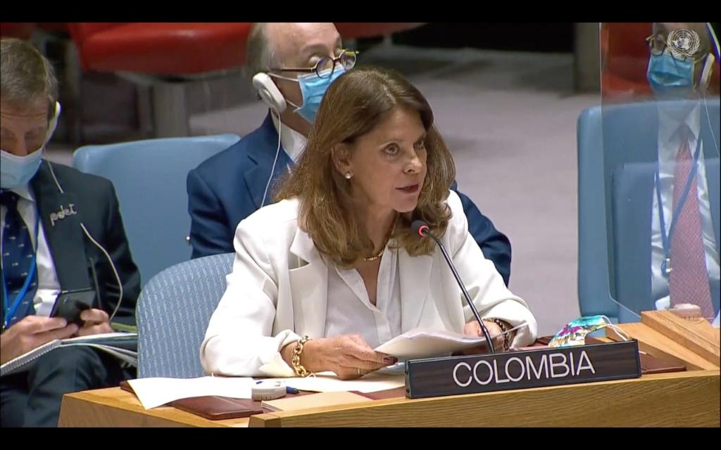 “Tenemos un compromiso indeclinable con la paz de Colombia”: Vicepresidenta-Canciller en la ONU