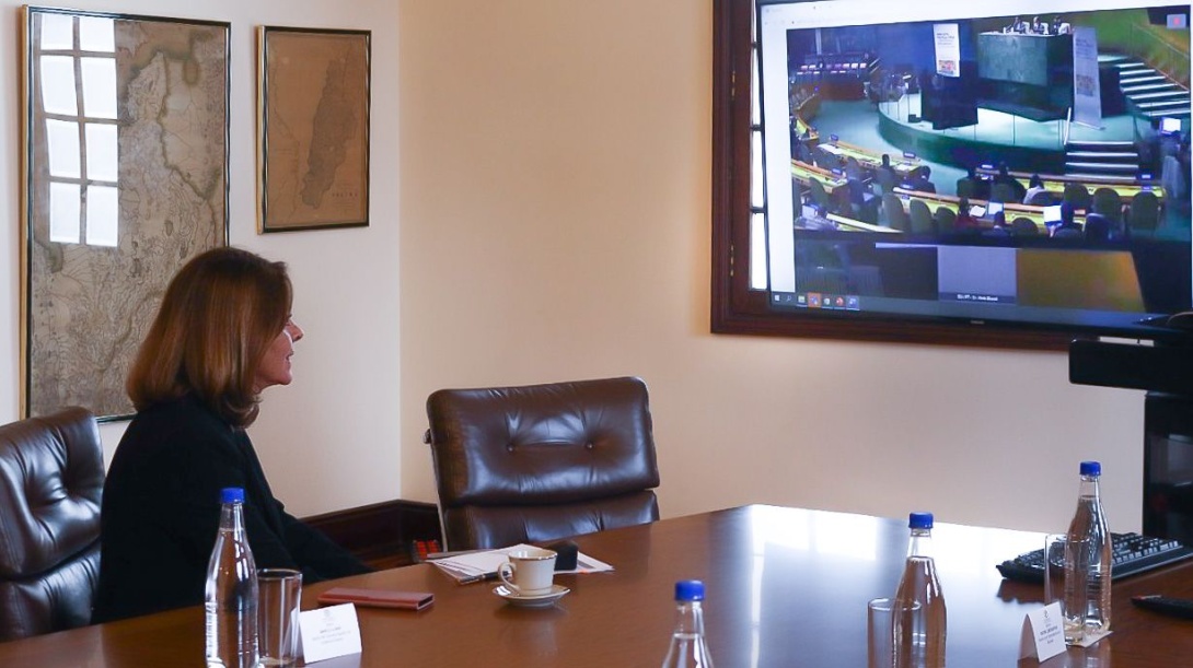 En Foro Político de Alto Nivel del ECOSOC, Vicepresidente y Canciller representó a los países de renta media